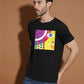 Breezer Tribe Cotton Printed Casual T-Shirt for Men | Round Neck, Half Sleeves, Regular Fit