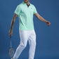 Dryfit Textured Structured Polo Neck Half Sleeve Casual T-Shirt
