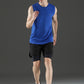 Sleeveless Sweat-Absorbing Gym Co-Ord Set with Pockets.