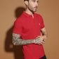 Polo Neck Half Sleeve Casual T-Shirt