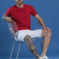 Single Jersey Round Neck Regular Fit Half Sleeve Casual T-Shirt