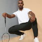 Dryfit Polyester Jacquard Textured Polo Neck Half Sleeve T-Shirt