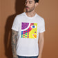 Breezer Tribe Cotton Printed Casual T-Shirt for Men | Round Neck, Half Sleeves, Regular Fit