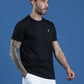 Slim Fit Half Sleeve Round Neck T-Shirt