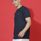 Slim Fit Half Sleeve Round Neck T-Shirt