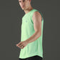 Sleeveless Sweat-Absorbing Gym Co-Ord Set with Pockets.