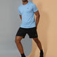 Slim Fit Half Sleeve Round Neck T-Shirt
