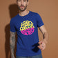 Breezer Tribe White Round Neck Cotton T-Shirt for Men | Regular Fit, Half Sleeves, Casual Printed Style