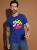 Breezer Tribe White Round Neck Cotton T-Shirt for Men | Regular Fit, Half Sleeves, Casual Printed Style