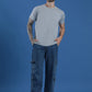 Single Jersey Round Neck Regular Fit Half Sleeve Casual T-Shirt