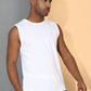 Sleeveless Sweat-Absorbing Gym Co-Ord Set with Pockets.