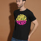 Breezer Tribe White Round Neck Cotton T-Shirt for Men | Regular Fit, Half Sleeves, Casual Printed Style