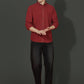 Denim Regular Fit Full Sleeve Cutaway Collar Casual Shirt