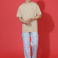 Single Jersey Oversized Round Neck Drop Shoulder Half Sleeve T-Shirt