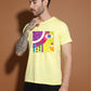 Breezer Tribe Cotton Printed Casual T-Shirt for Men | Round Neck, Half Sleeves, Regular Fit
