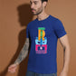 Breezer Tribe Men’s Cotton Single Jersey Round Neck Regular Fit Printed Half Sleeve Casual T-Shirt