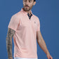 Dryfit Textured Structured Polo Neck Half Sleeve Casual T-Shirt