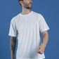 Single Jersey Oversized Round Neck Drop Shoulder Half Sleeve T-Shirt