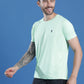 Round Neck Half Sleeve Slim Fit Casual Wear T-Shirt