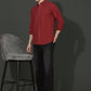 Denim Regular Fit Full Sleeve Cutaway Collar Casual Shirt