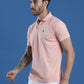 Dryfit Textured Structured Polo Neck Half Sleeve Casual T-Shirt