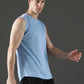 Sleeveless Sweat-Absorbing Gym Co-Ord Set with Pockets.