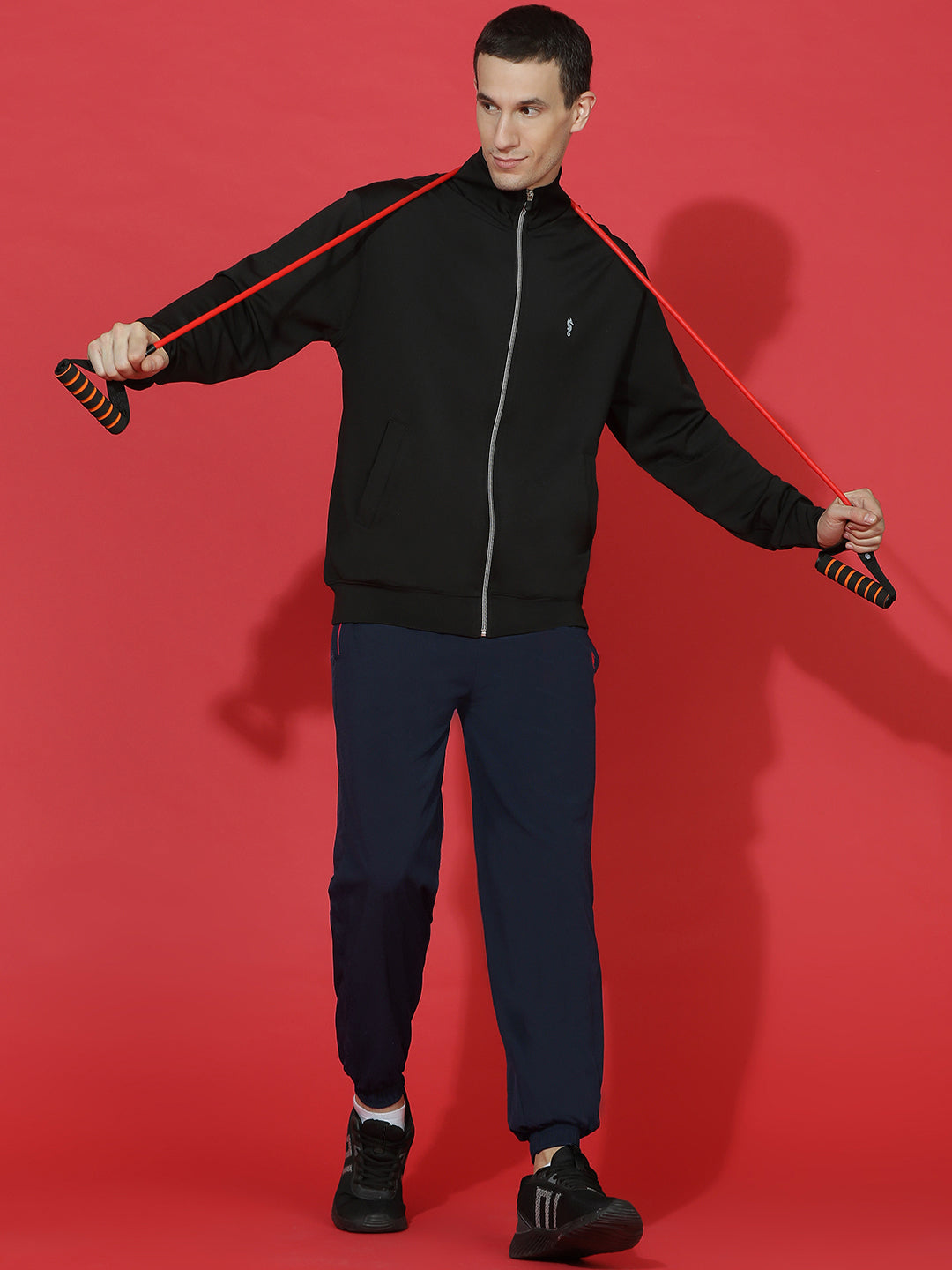 4-Way Stretch Poly Lycra Slim Fit Full Sleeve Sports Scuba Jacket