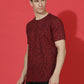Single Jersey Round Neck Slim Fit Printed Half Sleeve T-Shirt