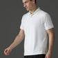 Dryfit Micro Polyester Textured Polo Neck Slim Fit Half Sleeve T-Shirt