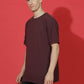 Single Jersey Oversized Round Neck Drop Shoulder Half Sleeve T-Shirt