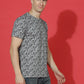 Single Jersey Round Neck Slim Fit Printed Half Sleeve T-Shirt