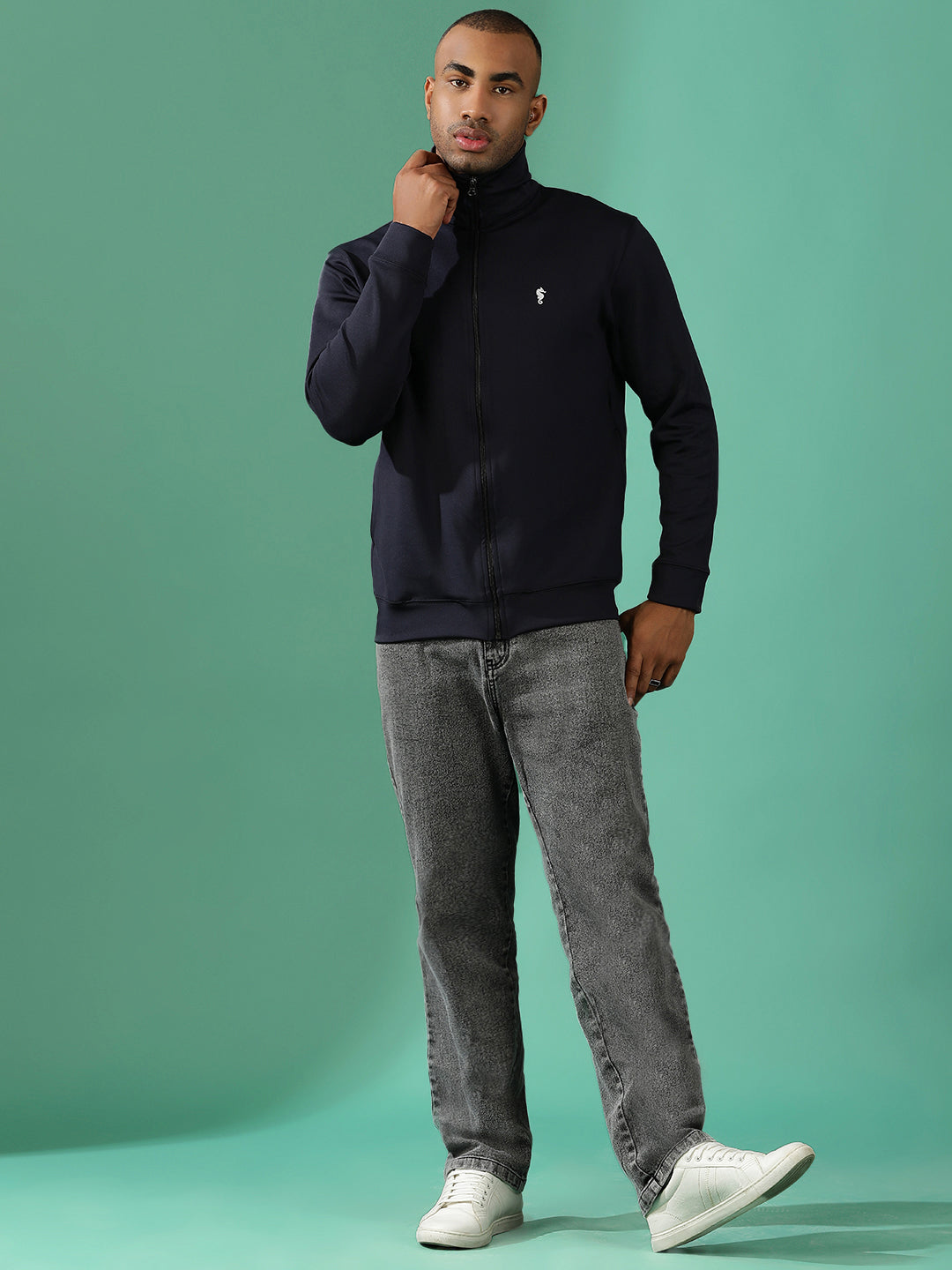 4-Way Stretch Poly Lycra Slim Fit Full Sleeve Sports Scuba Jacket