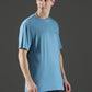 Single Jersey Oversized Round Neck Drop Shoulder Half Sleeve T-Shirt