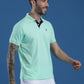 Dryfit Textured Structured Polo Neck Half Sleeve Casual T-Shirt