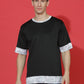 Single Jersey Oversized Round Neck Drop Shoulder Casual T-Shirt