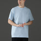 Single Jersey Oversized Round Neck Drop Shoulder Half Sleeve T-Shirt