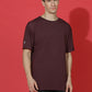 Single Jersey Oversized Round Neck Drop Shoulder Half Sleeve T-Shirt