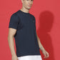 Slim Fit Half Sleeve Round Neck T-Shirt