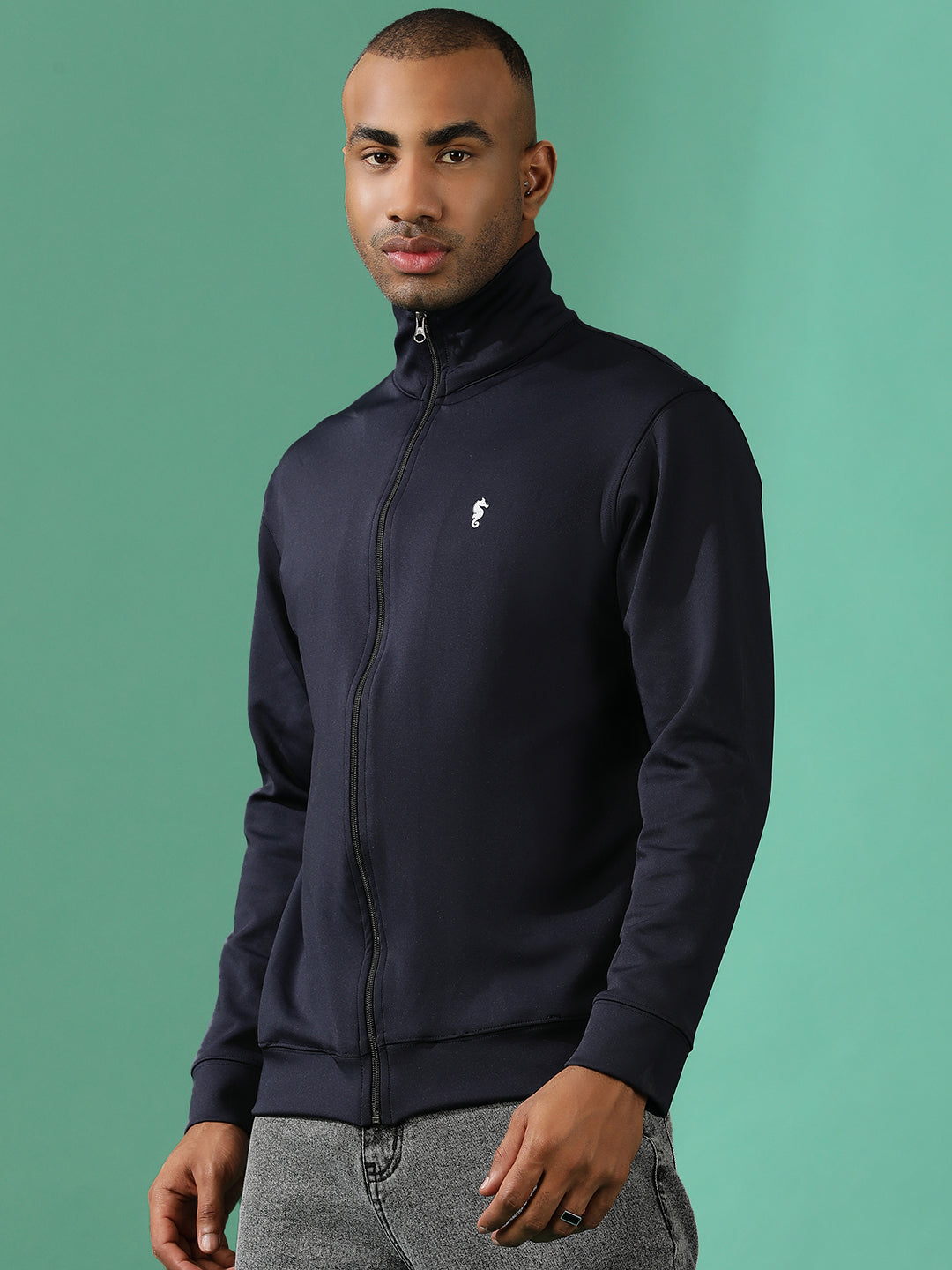 4-Way Stretch Poly Lycra Slim Fit Full Sleeve Sports Scuba Jacket