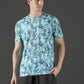 Single Jersey Round Neck Slim Fit Printed Half Sleeve T-Shirt