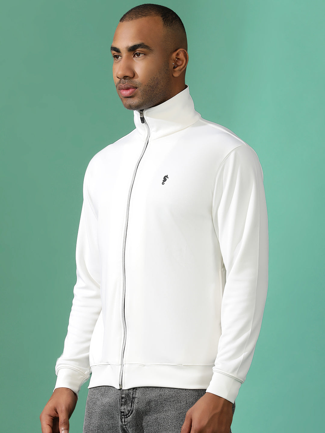 4-Way Stretch Poly Lycra Slim Fit Full Sleeve Sports Scuba Jacket