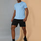 Slim Fit Half Sleeve Round Neck T-Shirt