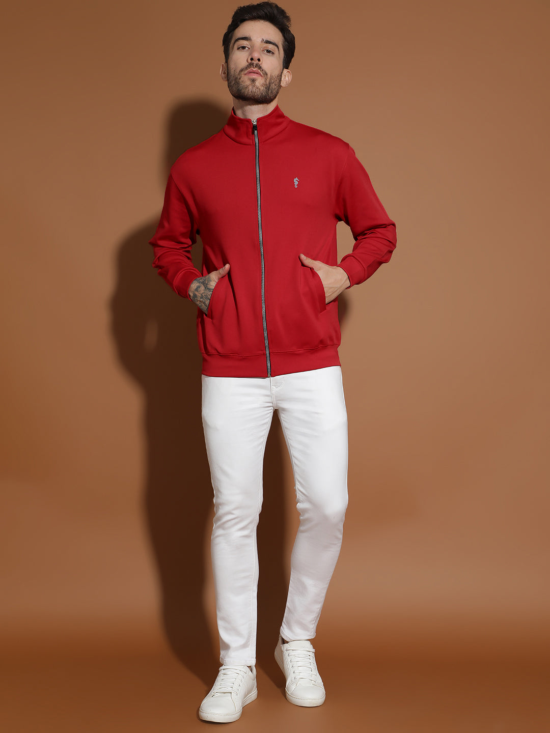 4-Way Stretch Poly Lycra Slim Fit Full Sleeve Sports Scuba Jacket