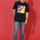 Breezer Tribe Oversized Printed Drop Shoulder T-Shirt