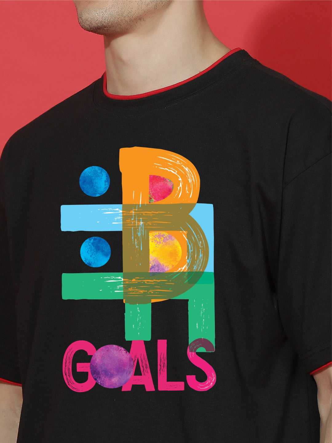 Breezer Tribe Oversized Printed Drop Shoulder T-Shirt