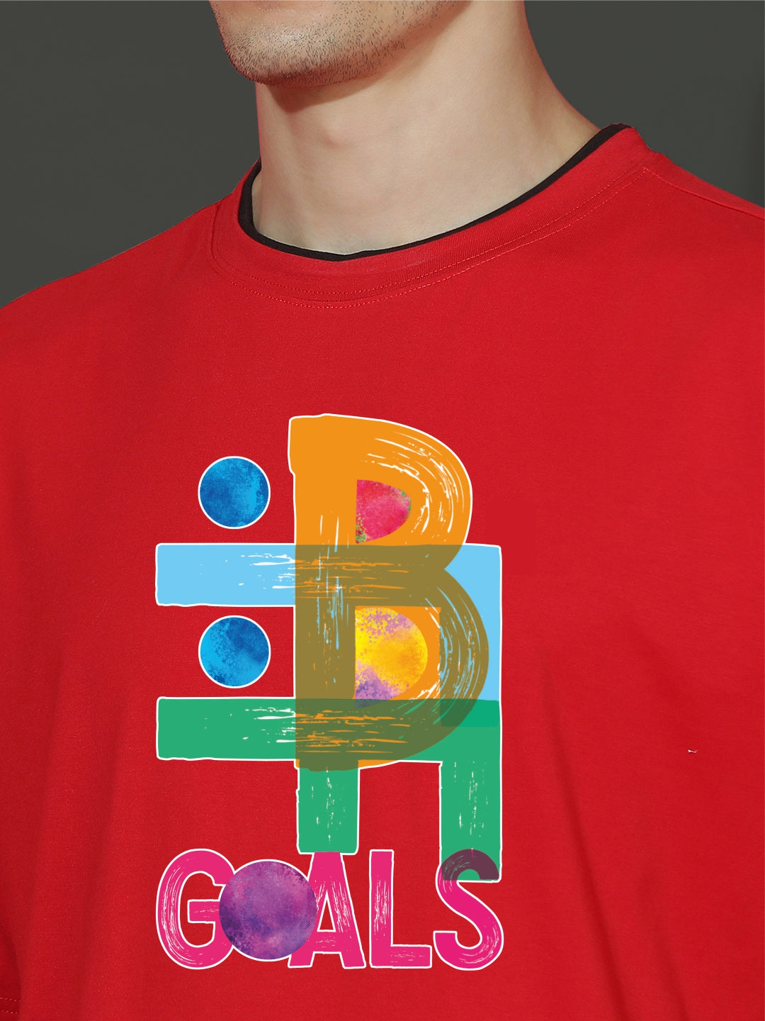 Breezer Tribe Oversized Printed Drop Shoulder T-Shirt