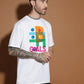 Breezer Tribe Oversized Printed Drop Shoulder T-Shirt