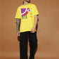Breezer Tribe Oversized Printed Drop Shoulder T-Shirt