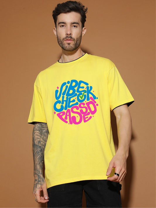 Breezer Tribe Oversized Printed Drop Shoulder T-Shirt