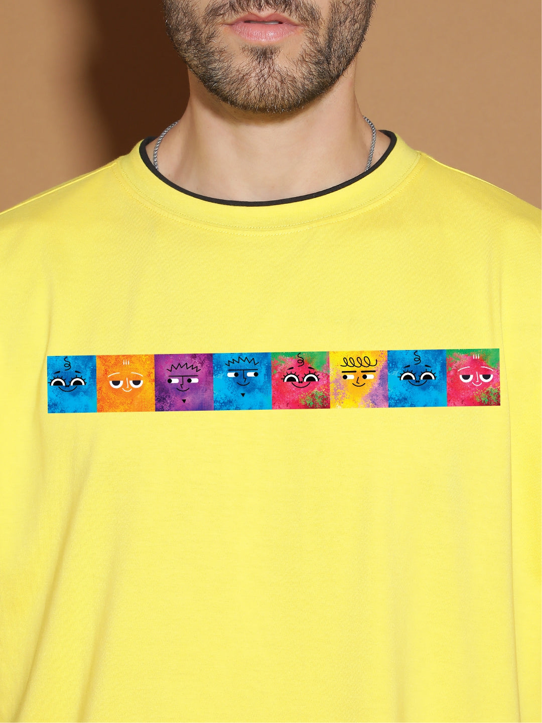 Breezer Tribe Oversized Printed Drop Shoulder T-Shirt